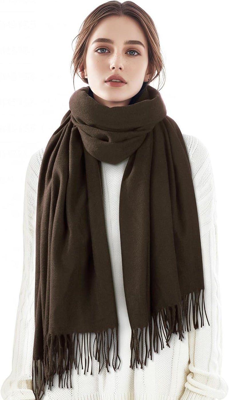 Premillow Scarfs for Women, Winter Scarf, Classic Pashmina Shawls and Wraps, Cashmere Feel Scarfs for Women, Long Scarves - Image 1